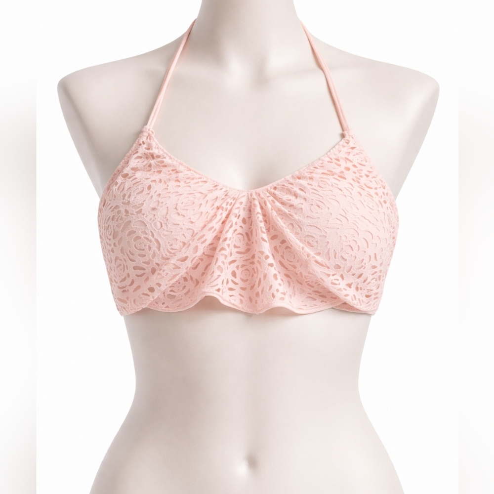 NWOT - Xhilaration - Bikini Top - Peach - Large